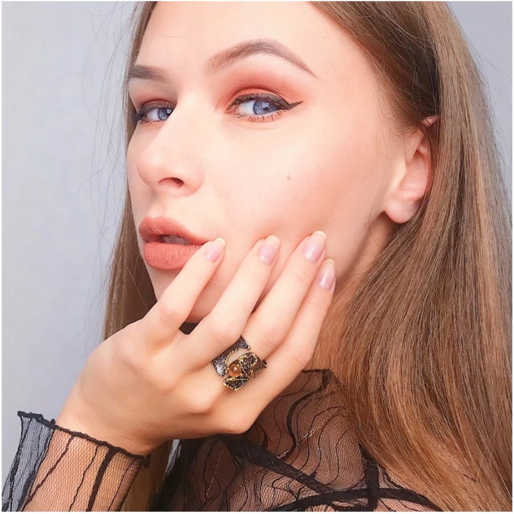 NEW Italian Jewelry Fissure Zircon Ring - Picture 4 of 13